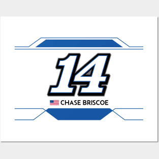 Chase Briscoe #14 2023 NASCAR Design Posters and Art